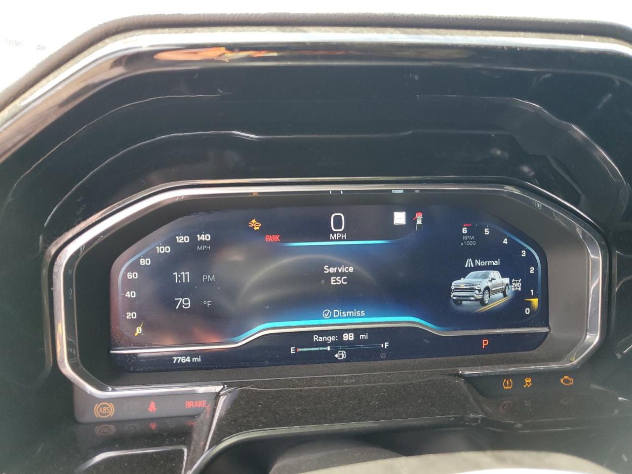 2023 CHEVROLET SILVERADO K1500 RST VIN:1GCUDEEL9PZ165492