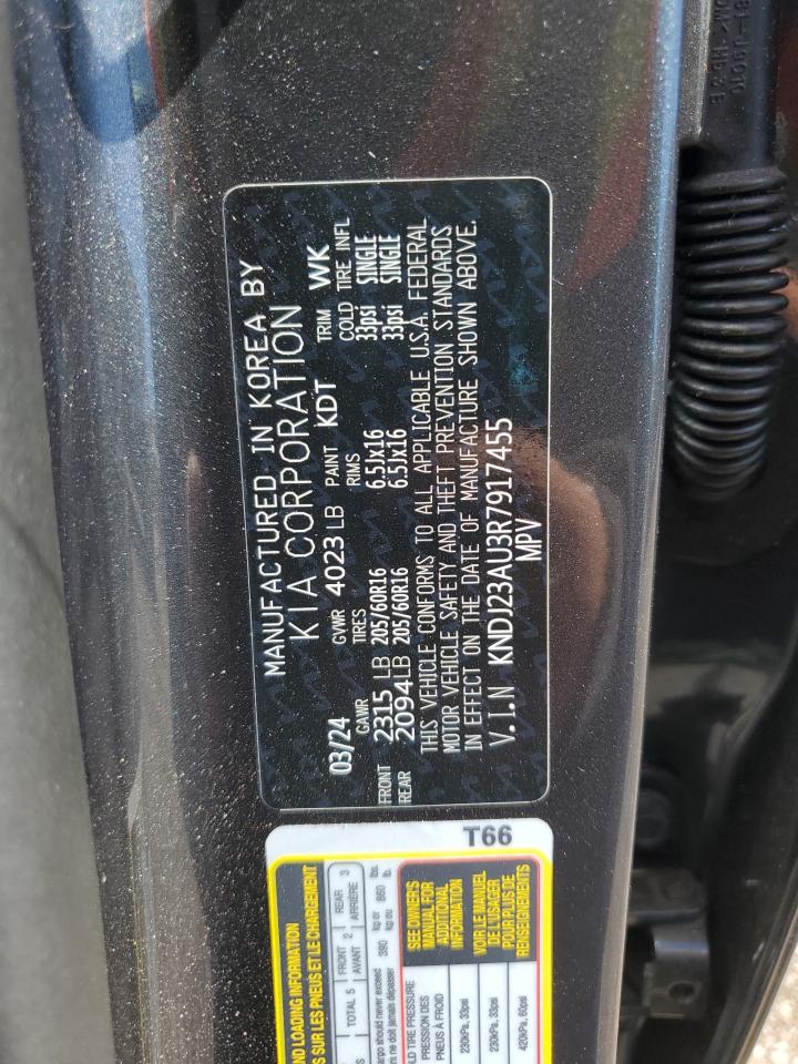 2024 KIA SOUL LX VIN:KNDJ23AU3R7917455