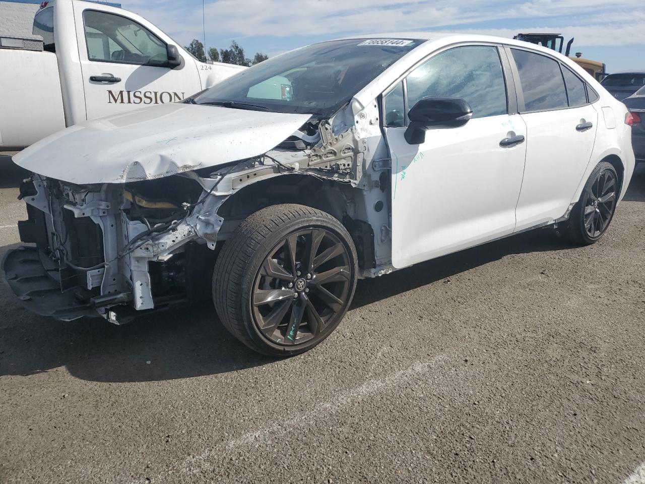 2022 TOYOTA COROLLA SE VIN:5YFS4MCE0NP118378