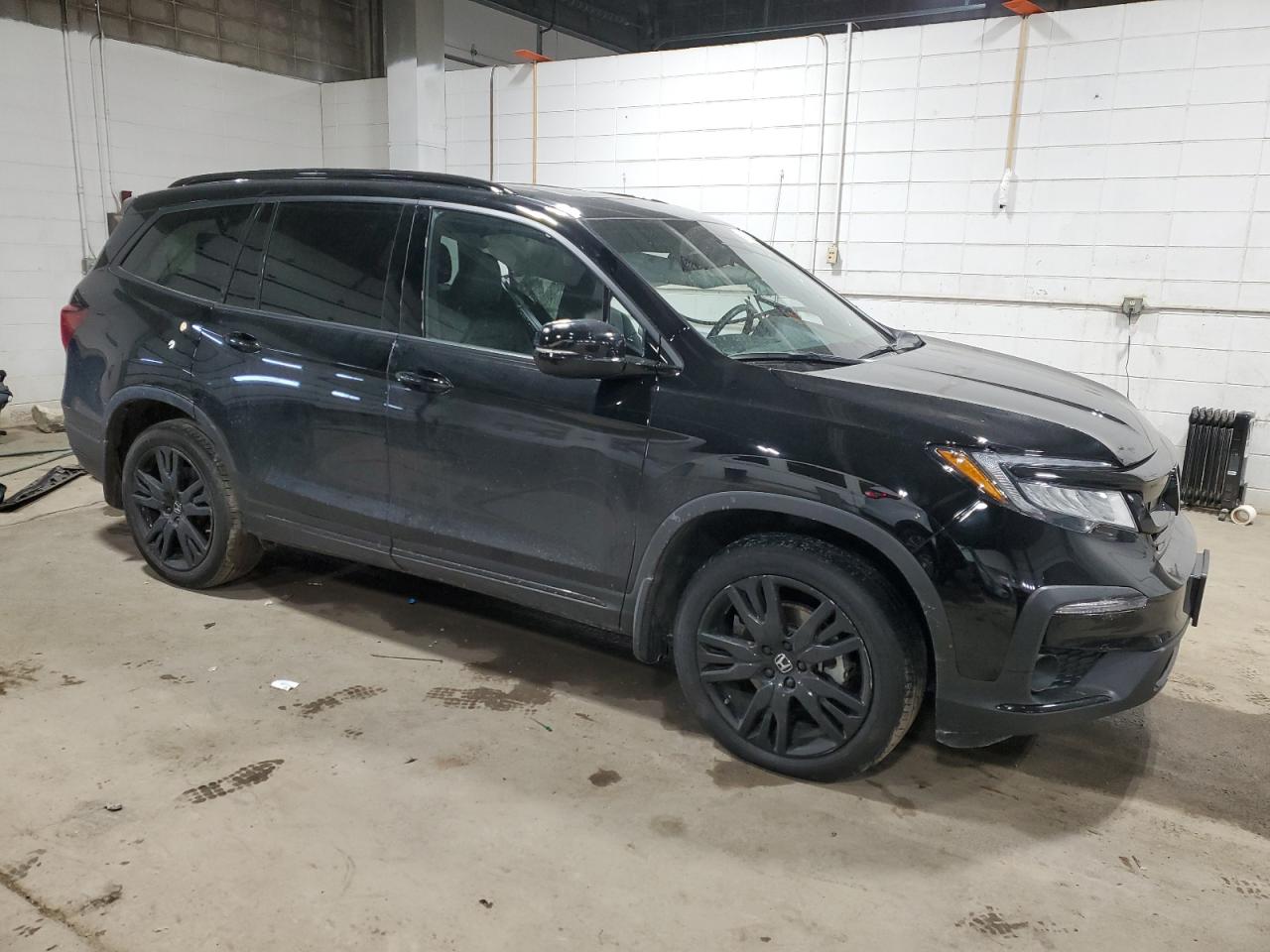 2022 HONDA PILOT BLACK VIN:5FNYF6H71NB041994
