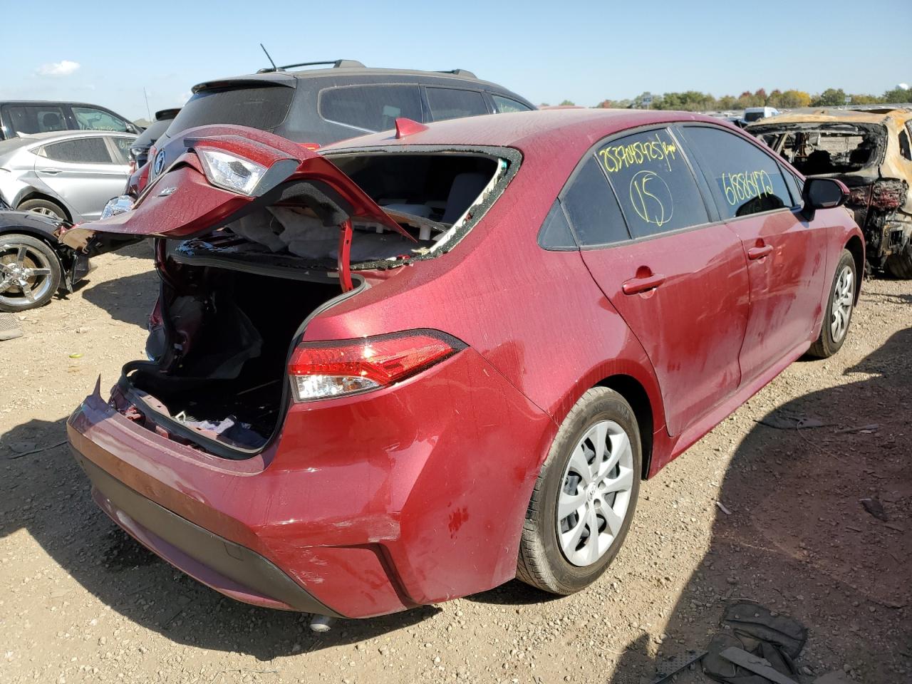 2022 TOYOTA COROLLA LE VIN:JTDEPMAE4NJ198344