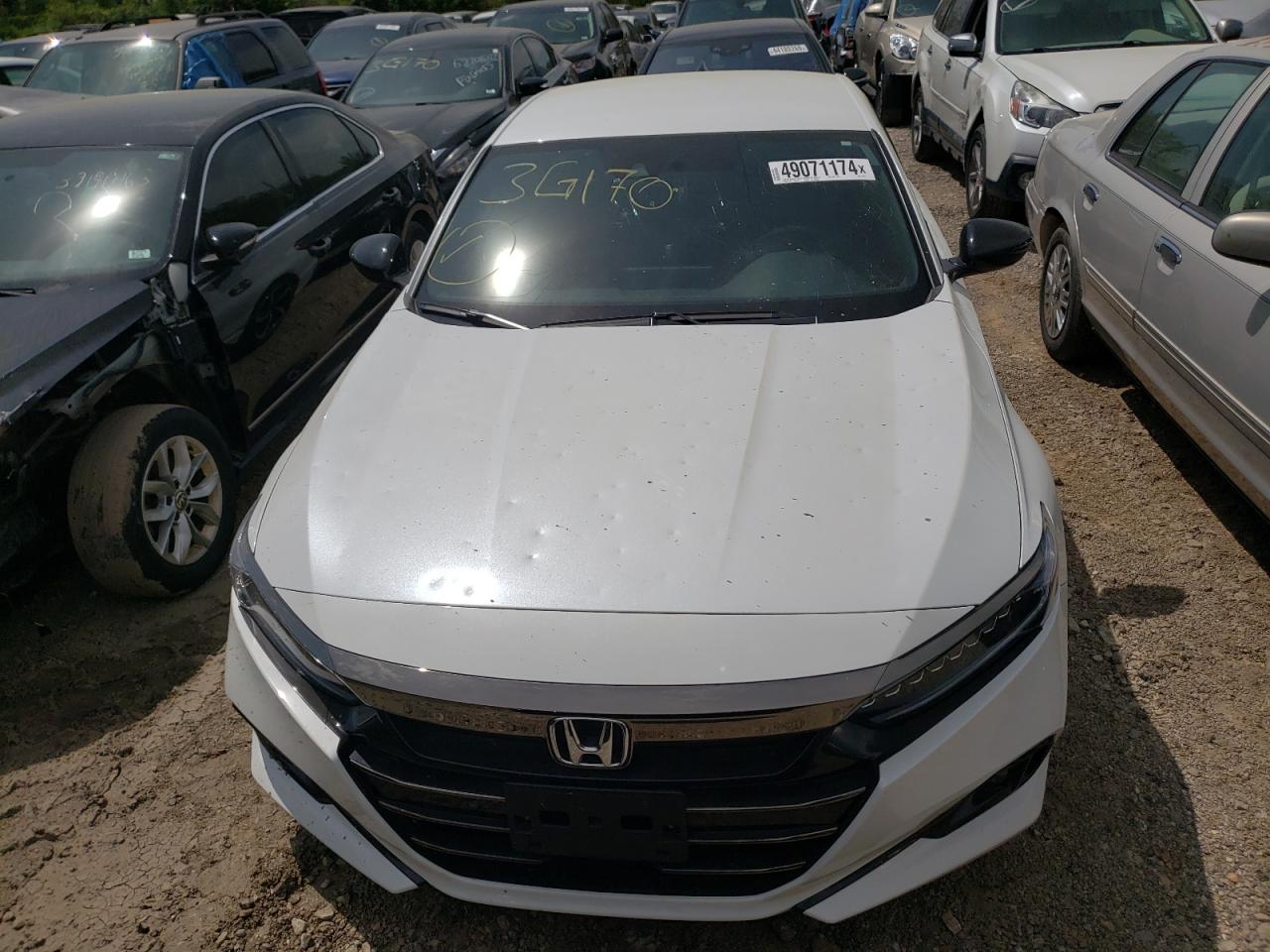 2022 HONDA ACCORD SPORT VIN:1HGCV1F31NA124013