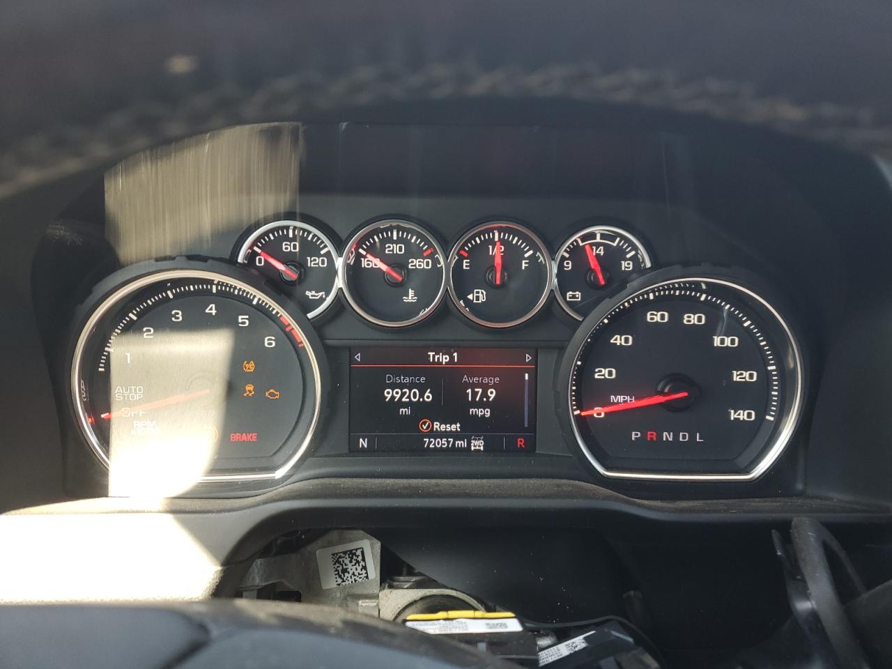 2022 CHEVROLET SILVERADO LTD K1500 RST VIN:1GCUYEED0NZ126719