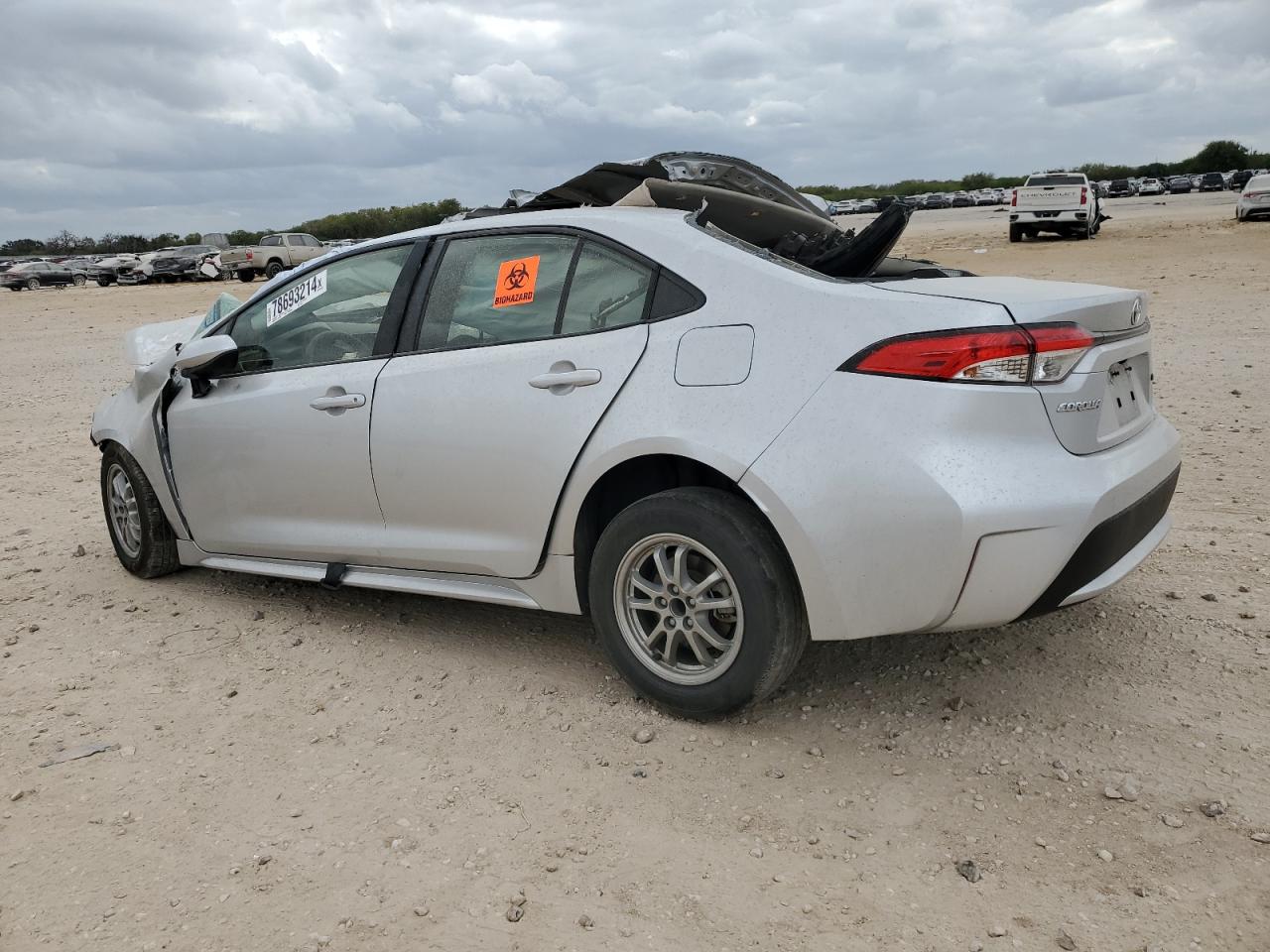 2022 TOYOTA COROLLA LE VIN:JTDEAMDE0N3004345