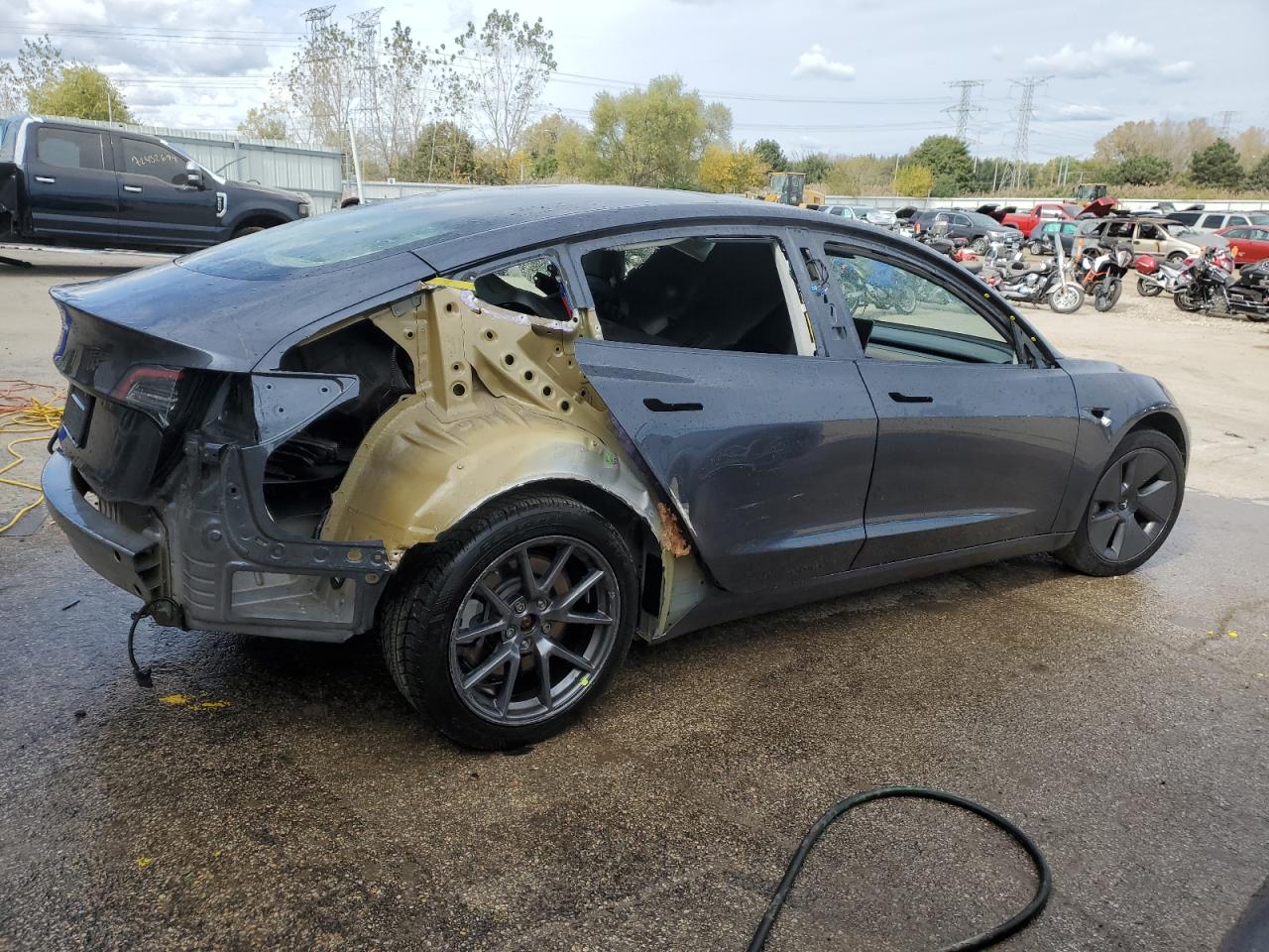 2022 TESLA MODEL 3  VIN:5YJ3E1EA7NF289621