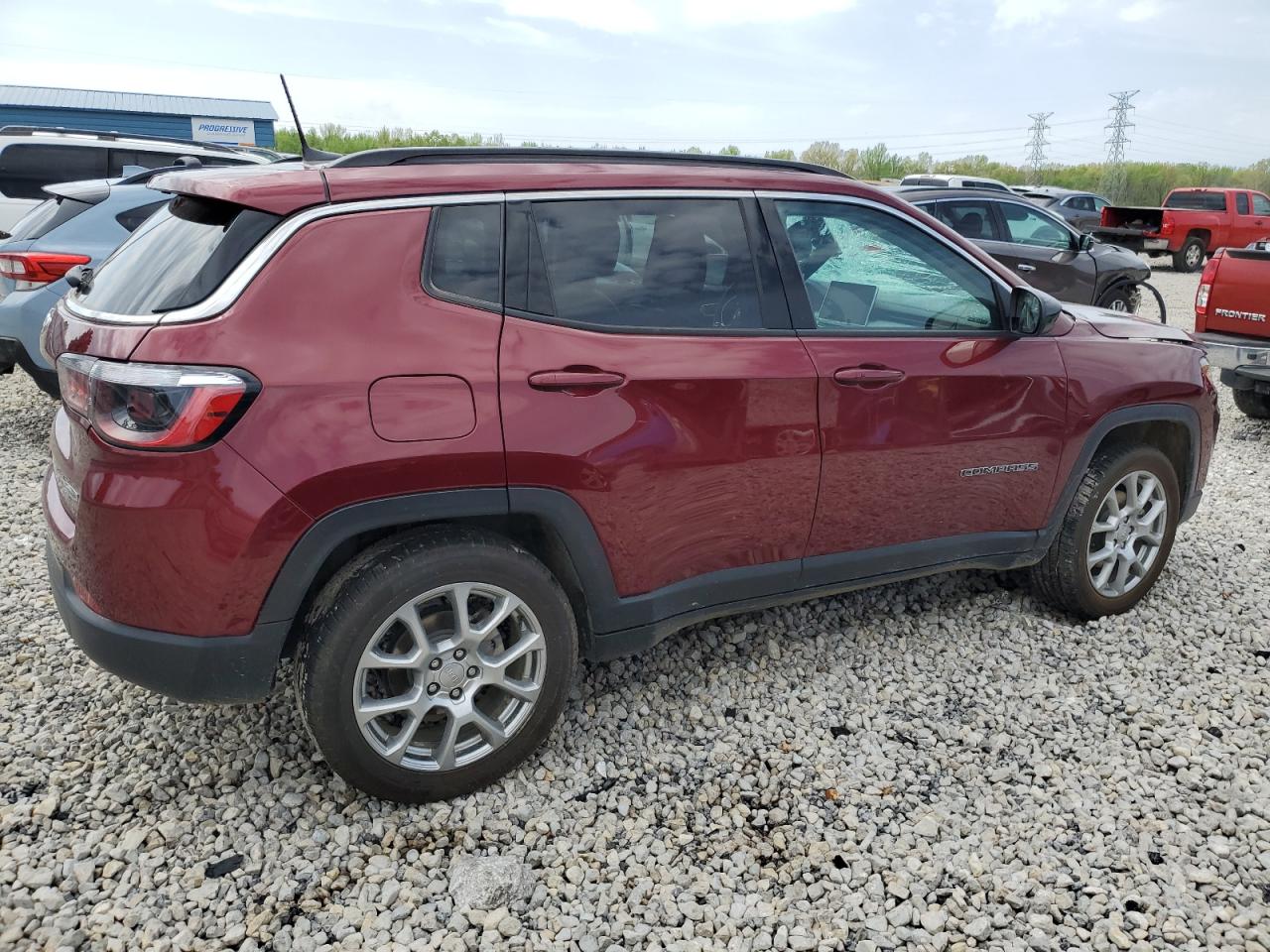 2022 JEEP COMPASS LATITUDE LUX VIN:3C4NJDFB0NT201555