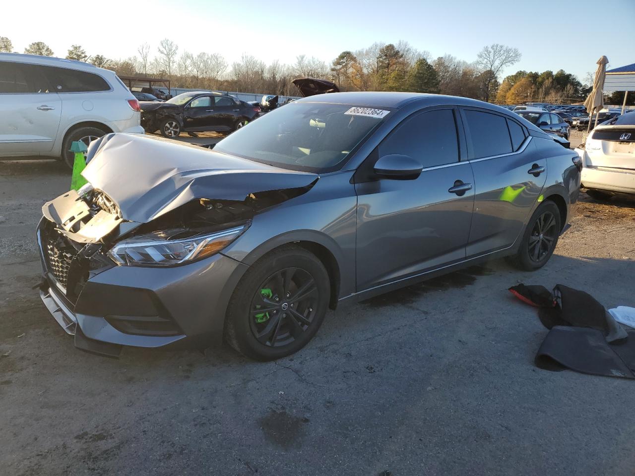 2022 NISSAN SENTRA SV VIN:3N1AB8CV5NY319947