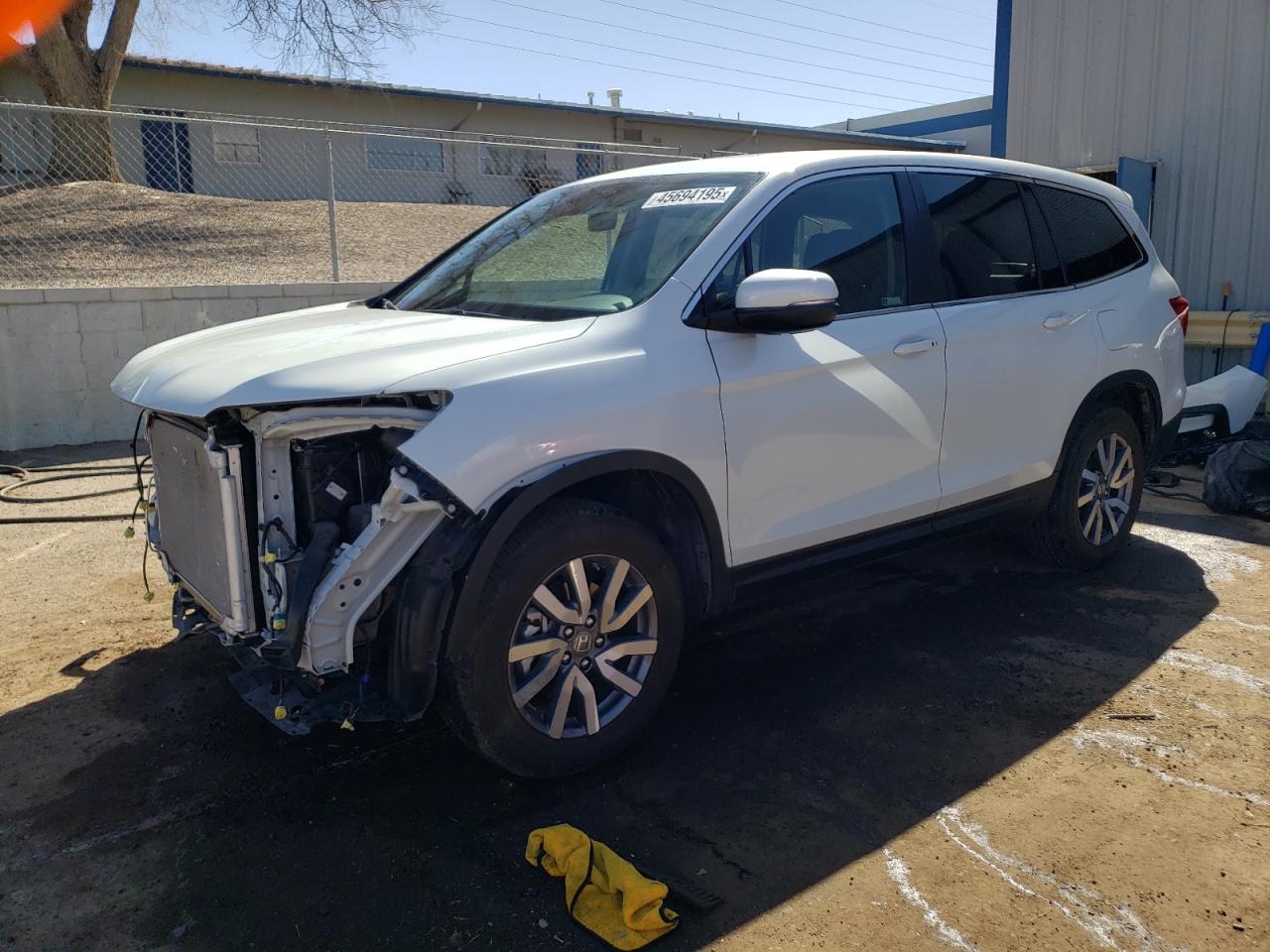 2022 HONDA PILOT EXL VIN:5FNYF6H58NB095615