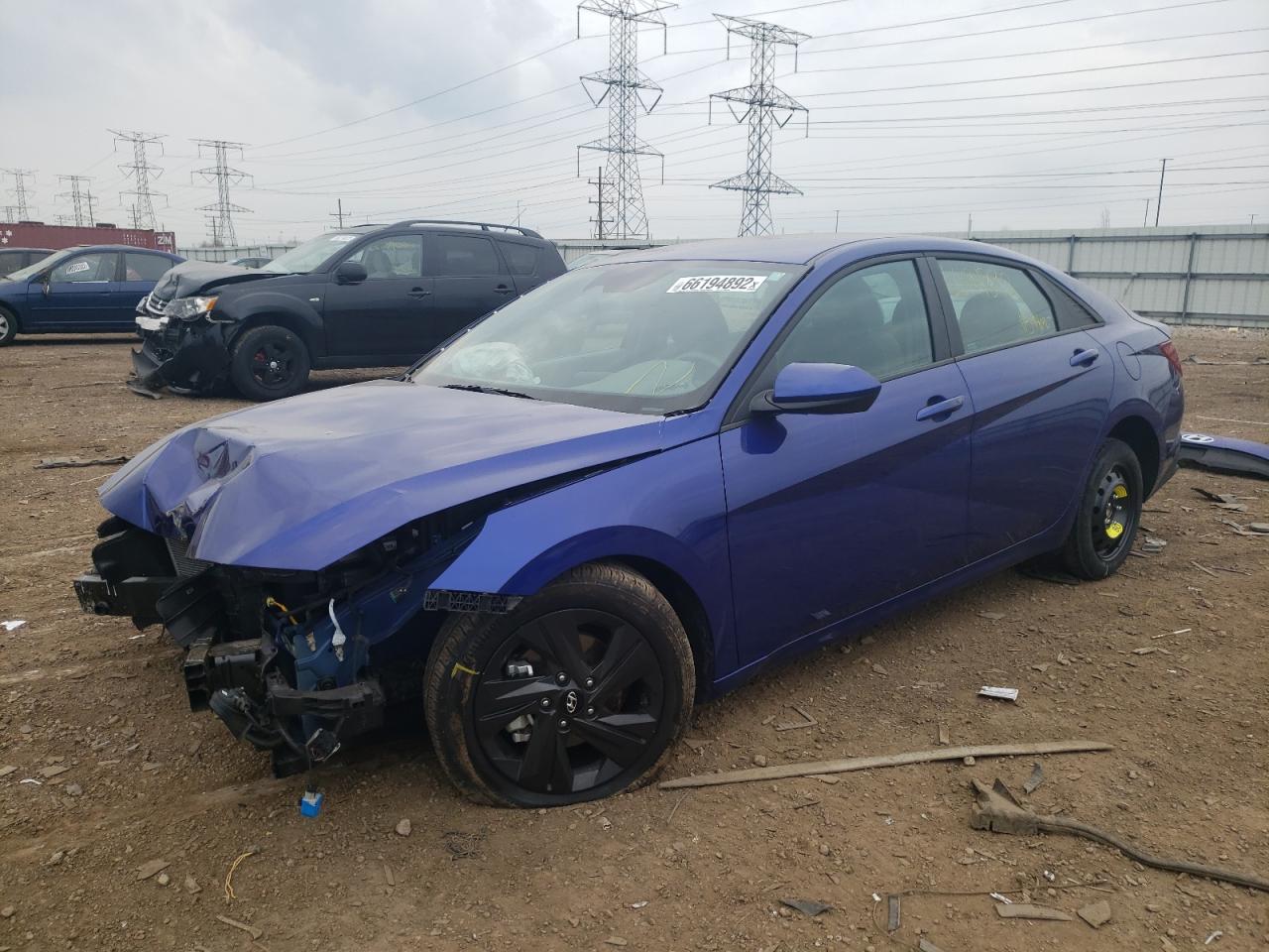 2022 HYUNDAI ELANTRA SEL VIN:KMHLS4AG5NU308917