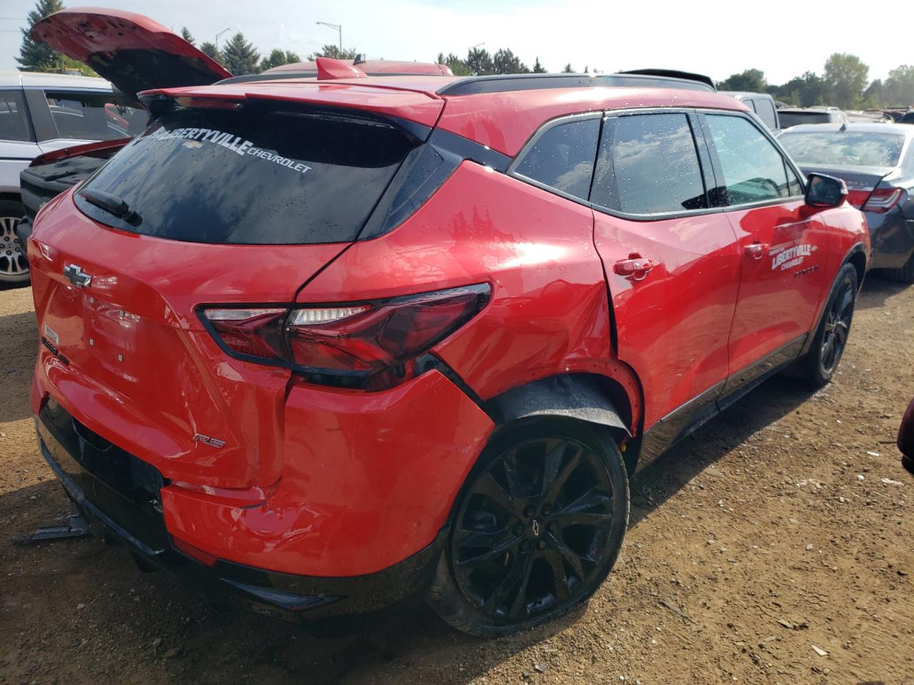 2022 CHEVROLET BLAZER RS VIN:3GNKBKRS5NS217683