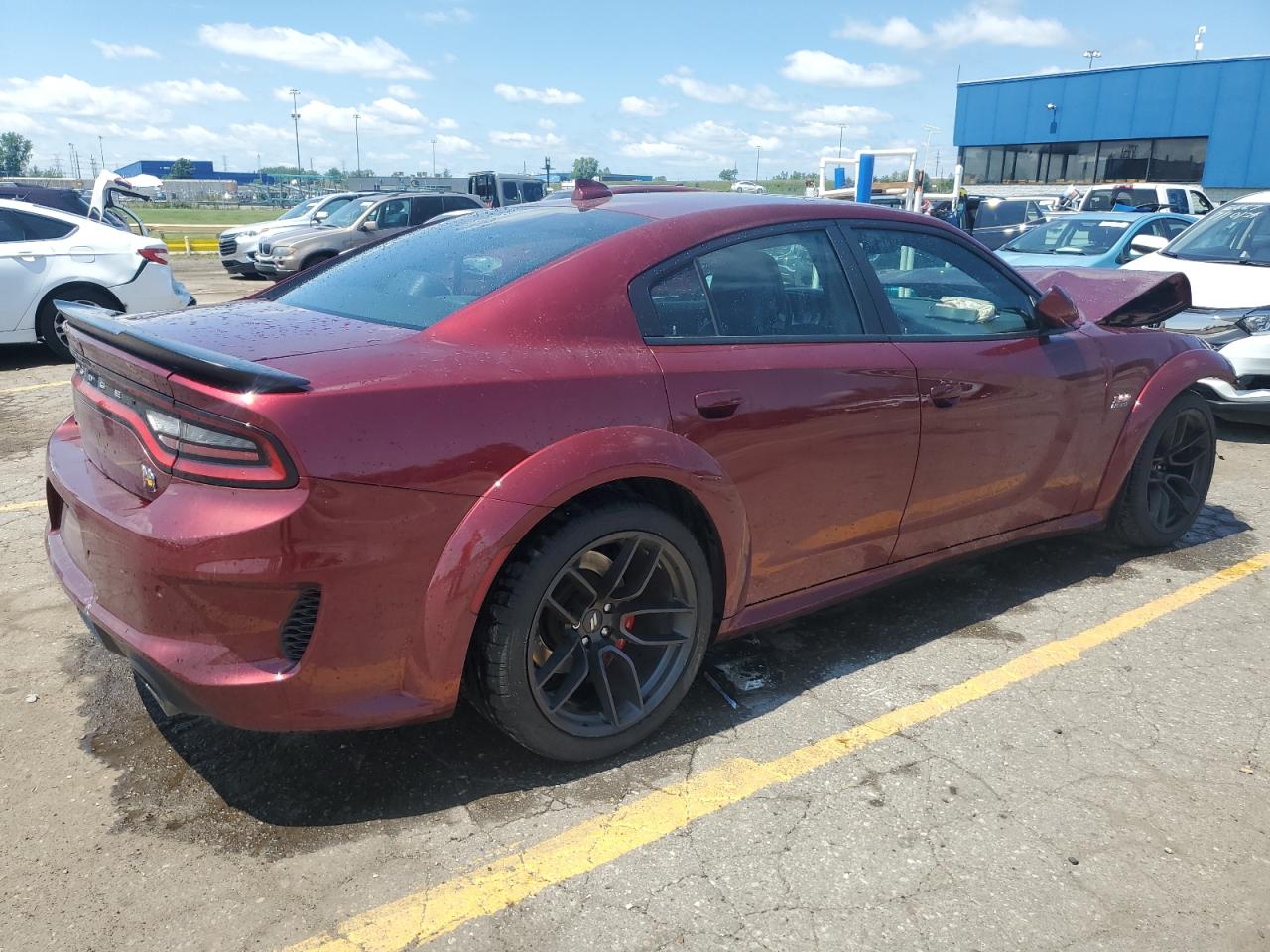 2022 DODGE CHARGER SCAT PACK VIN:2C3CDXGJ7NH179458