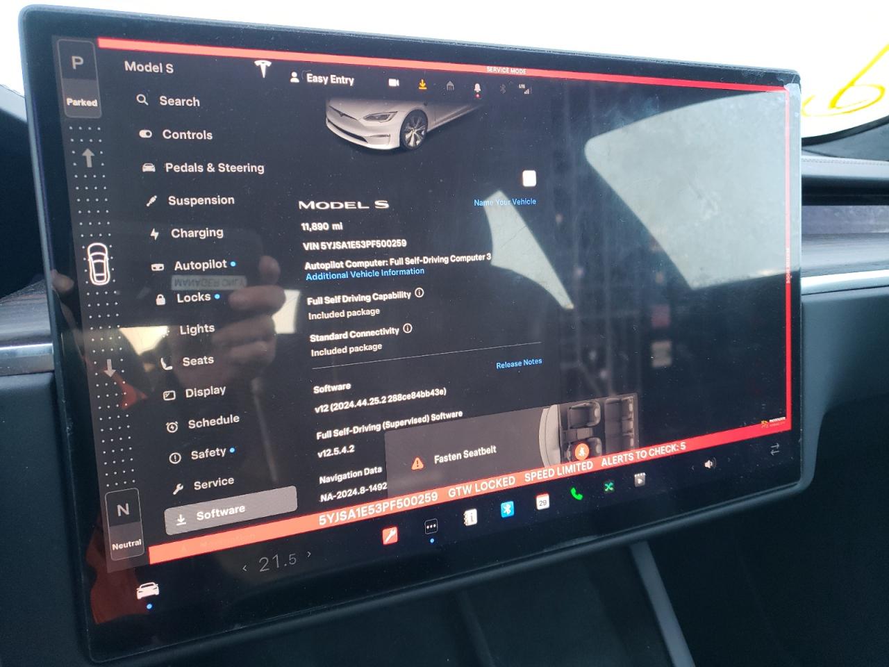 2023 TESLA MODEL S  VIN:5YJSA1E53PF500259