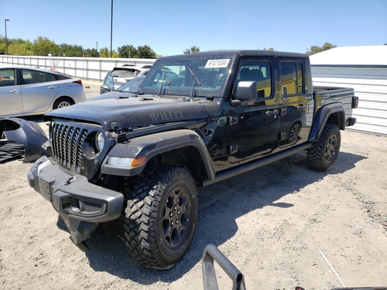 2023 JEEP GLADIATOR SPORT VIN:1C6HJTAG1PL567198