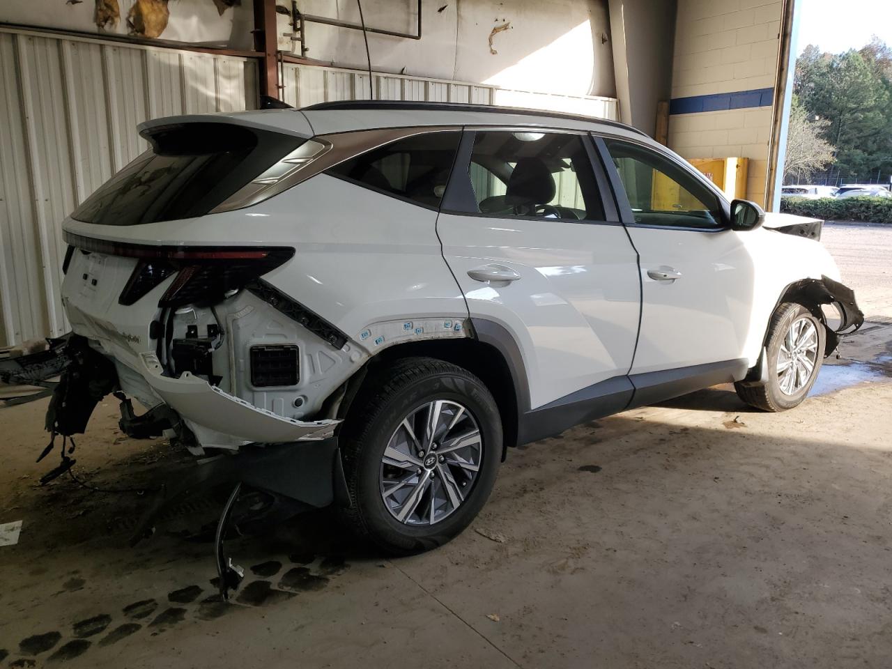 2022 HYUNDAI TUCSON BLUE VIN:KM8JBCA17NU082523