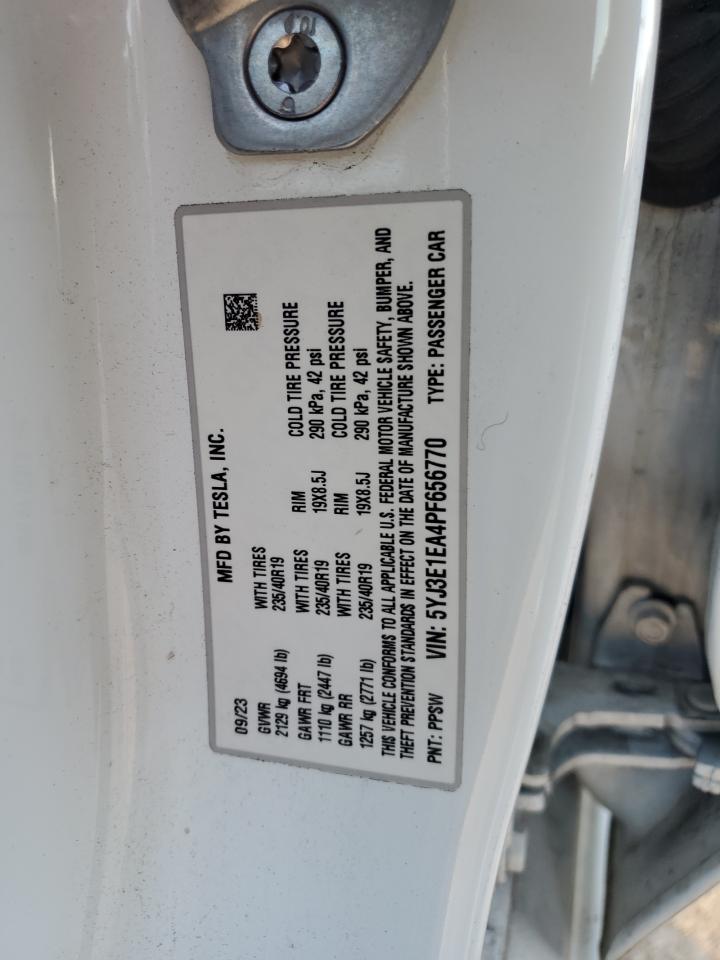 2023 TESLA MODEL 3  VIN:JN1BY1AR5DM604813