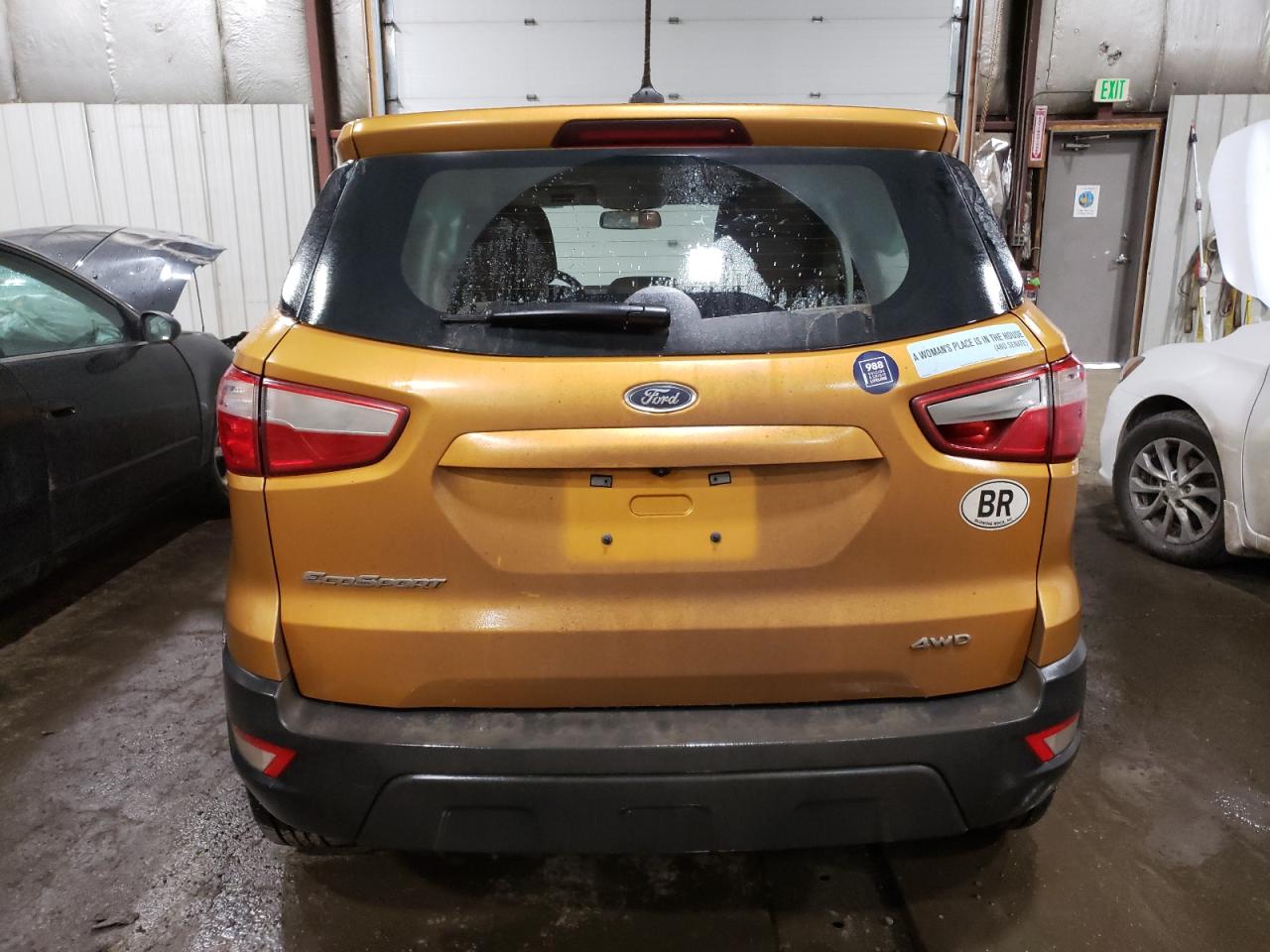 2022 FORD ECOSPORT S VIN:MAJ6S3FL8NC458209