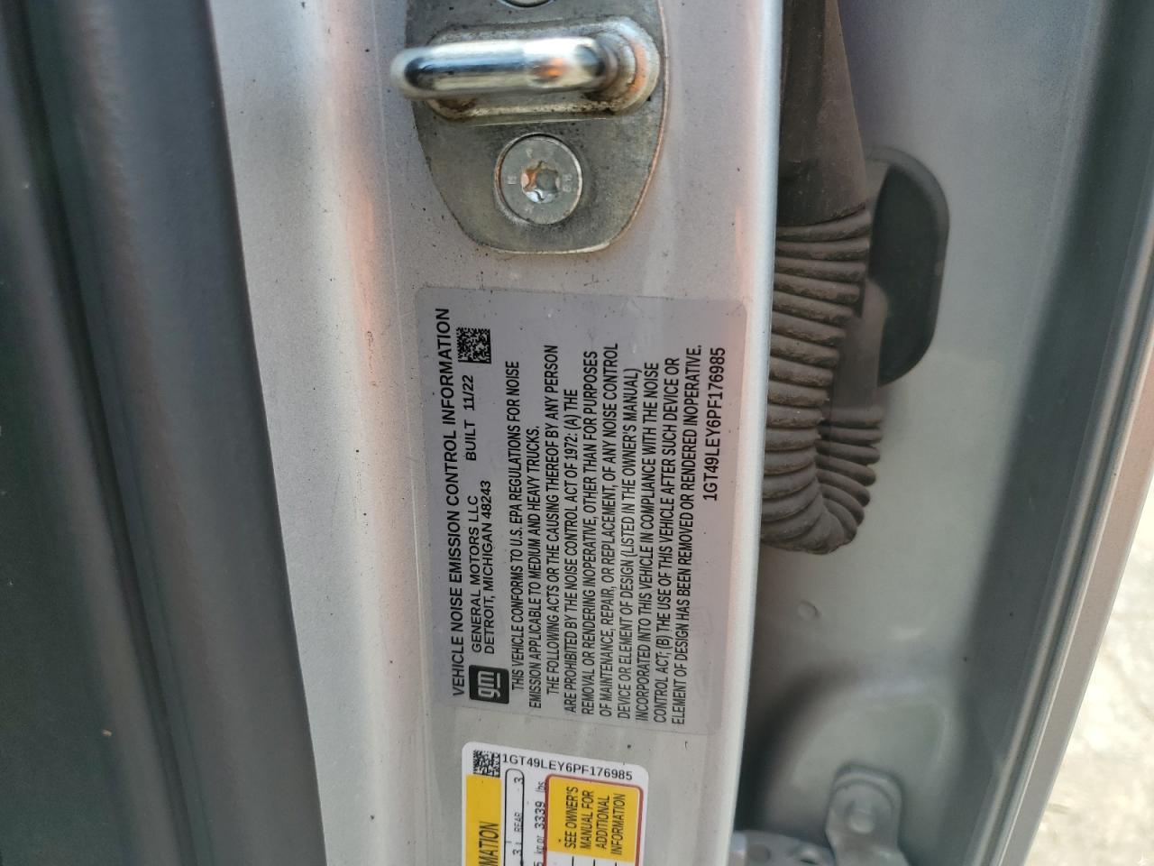2022 GMC SIERRA K1500 AT4X VIN:3GTUUFEL1NG568630