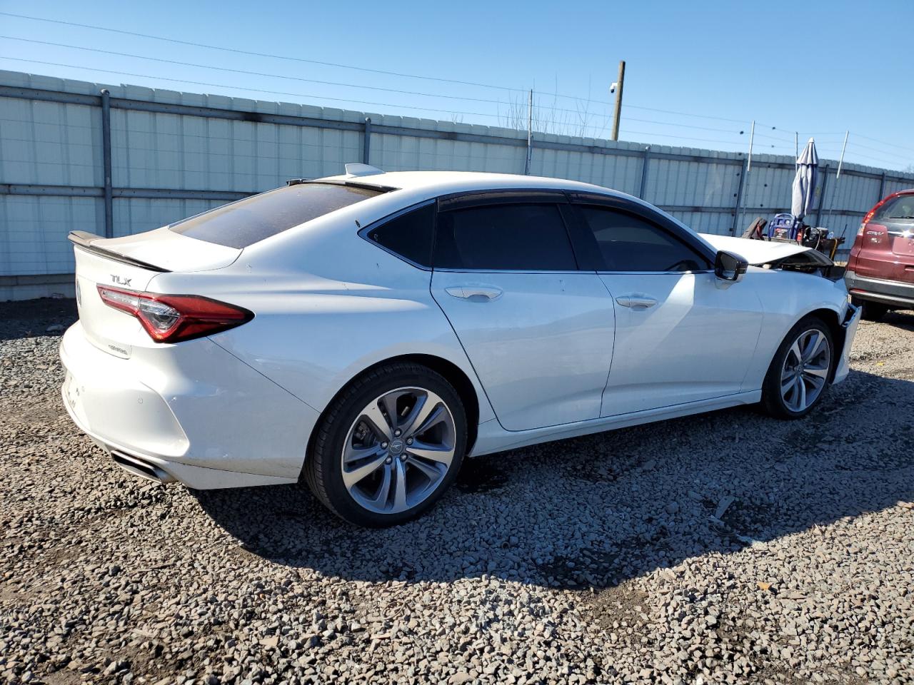 2022 ACURA TLX ADVANCE VIN:19UUB6F61NA003017