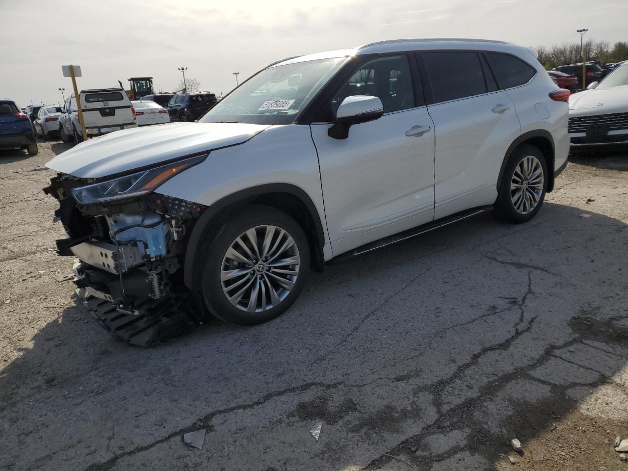 2022 TOYOTA HIGHLANDER PLATINUM VIN:5TDFZRBH0NS207760