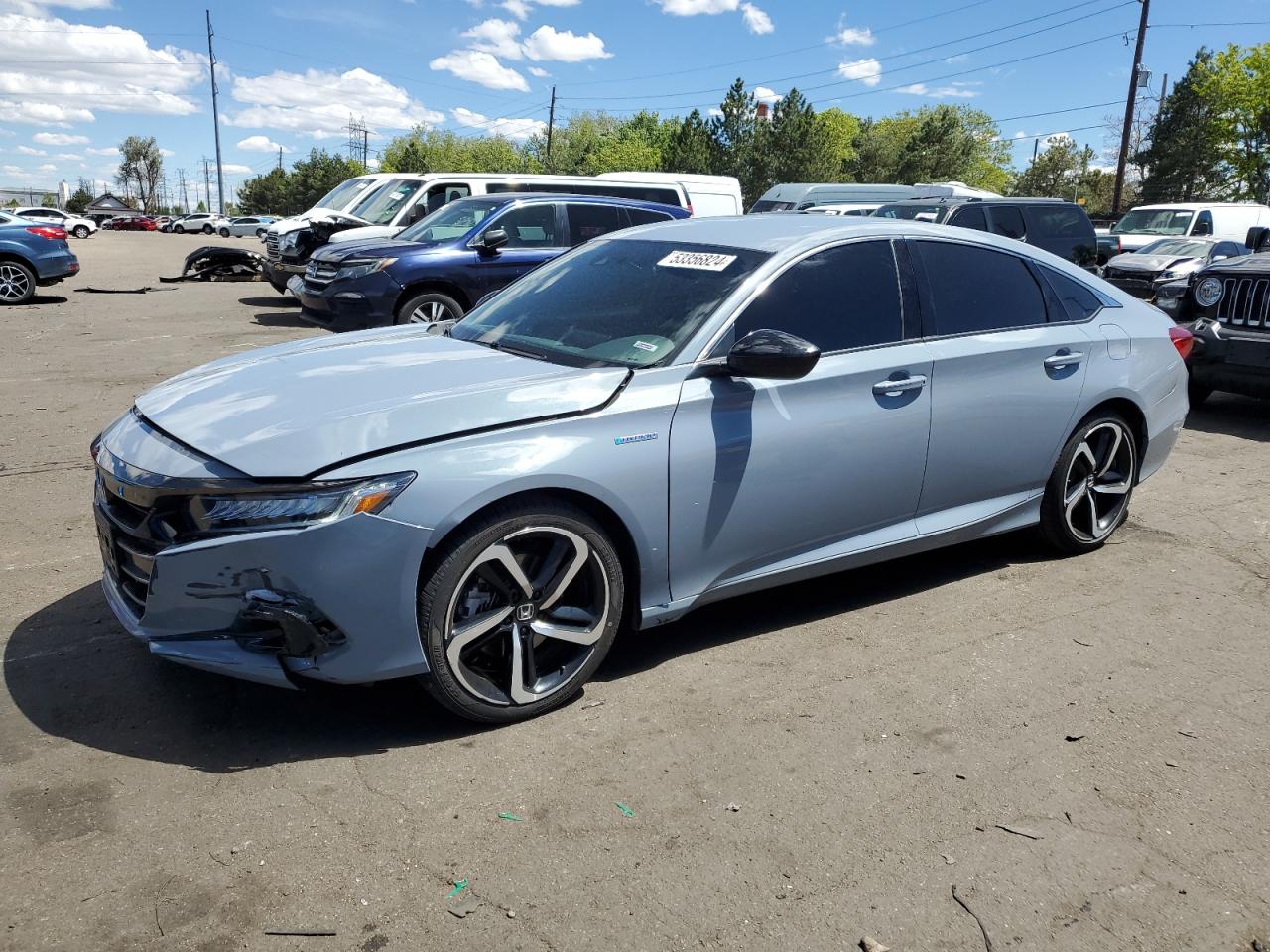 2022 HONDA ACCORD HYBRID SPORT VIN:1HGCV3F21NA046660