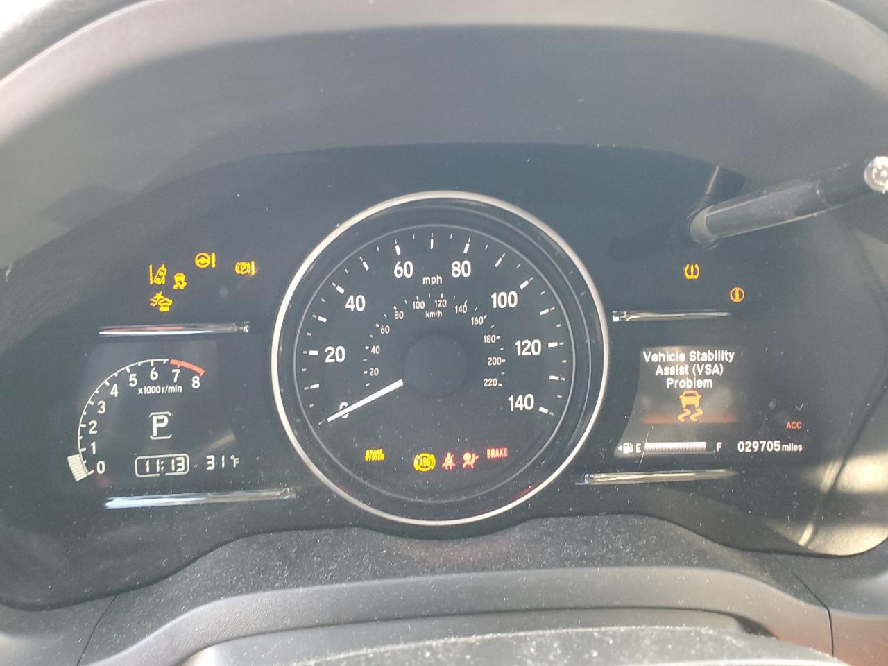 2022 HONDA HR-V EX VIN:3CZRU6H57NM773660