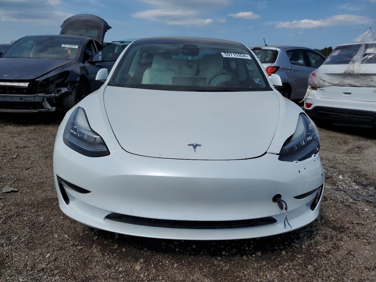 2022 TESLA MODEL 3  VIN:5YJ3E1EA0NF244309