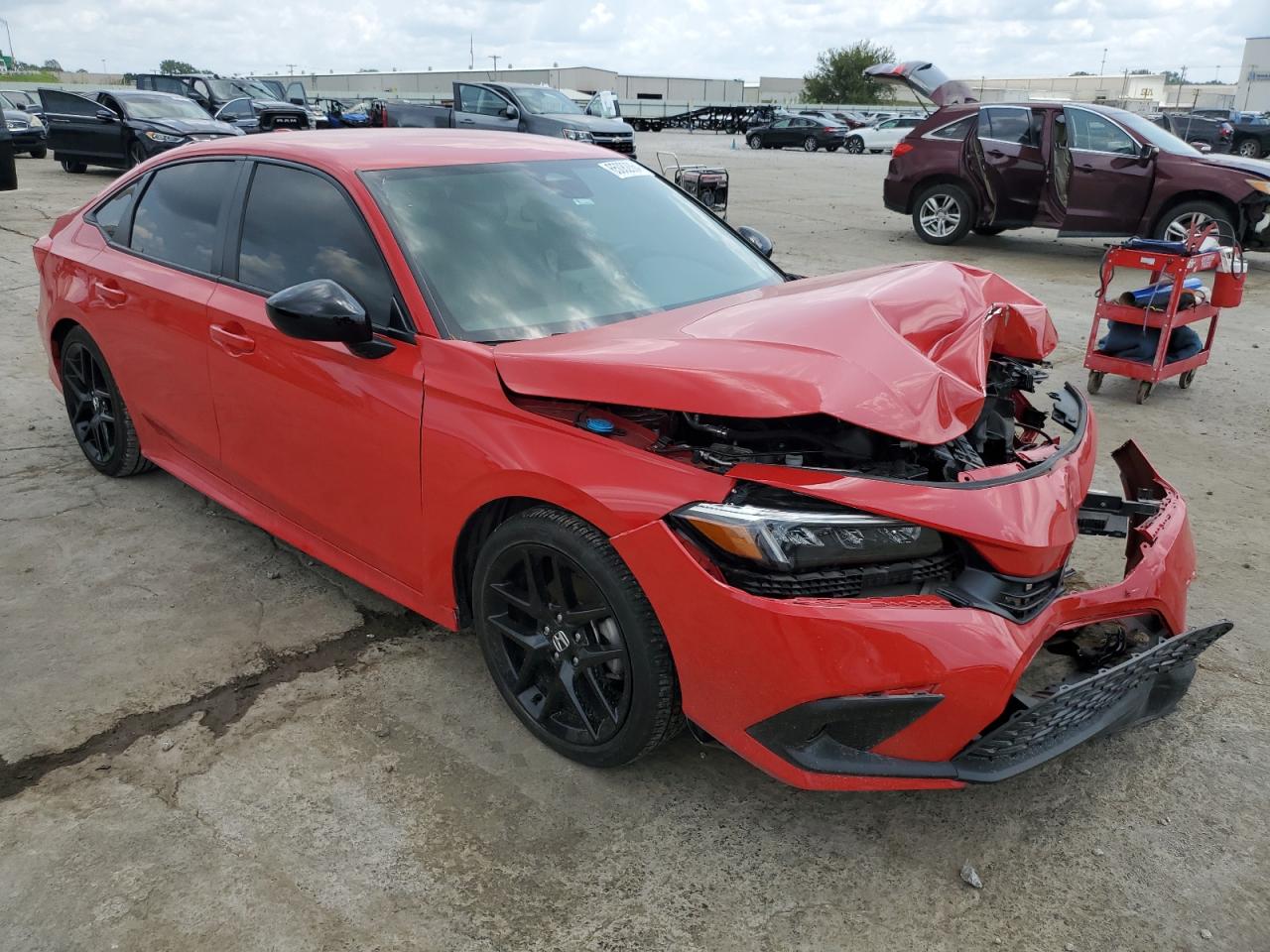 2022 HONDA CIVIC SPORT VIN:2HGFE2F54NH587415