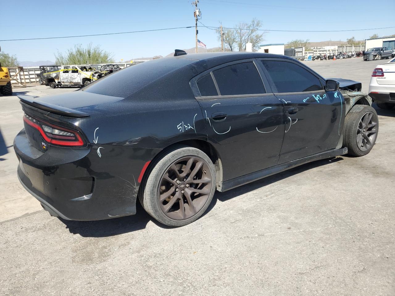 2022 DODGE CHARGER SCAT PACK VIN:2C3CDXGJ6NH169987