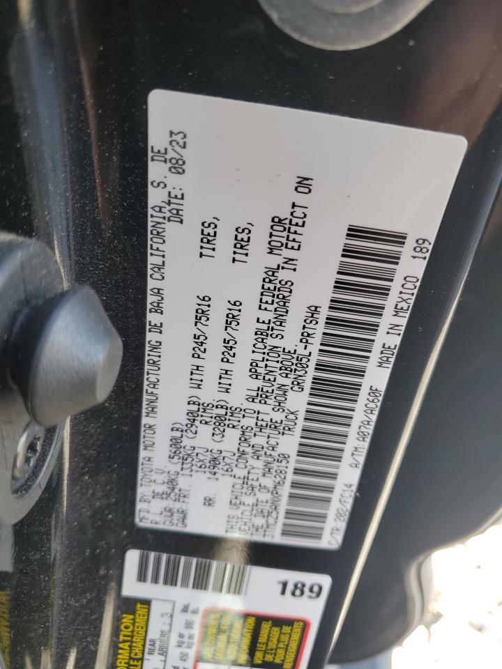 2023 TOYOTA TACOMA DOUBLE CAB VIN:3TMCZ5ANXPM628150