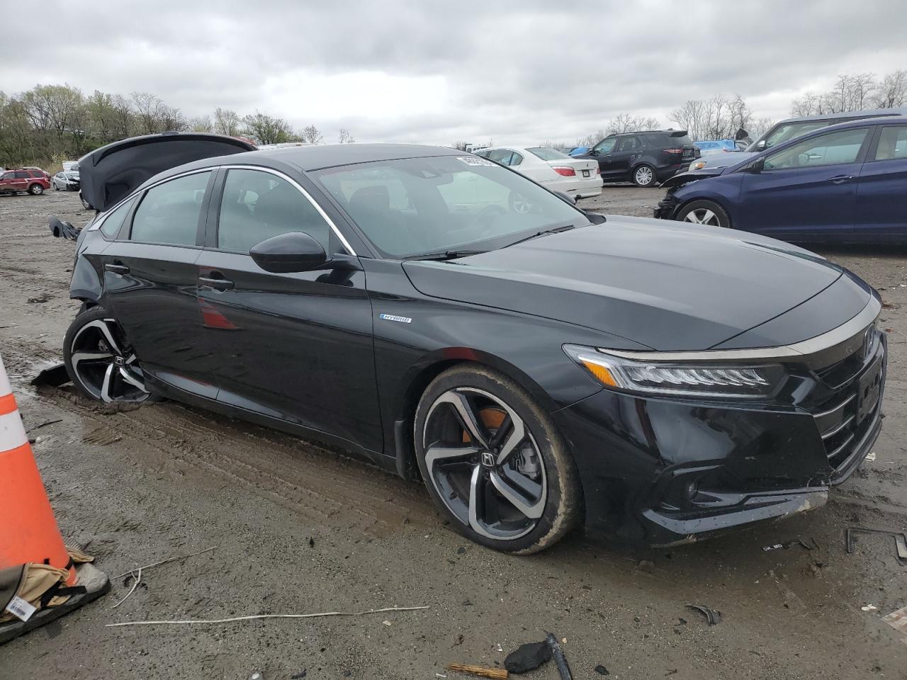 2022 HONDA ACCORD HYBRID SPORT VIN:1HGCV3F2XNA044180