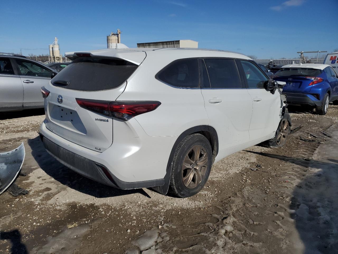 2023 TOYOTA HIGHLANDER HYBRID BRONZE EDITION VIN:5TDABRCH8PS112038