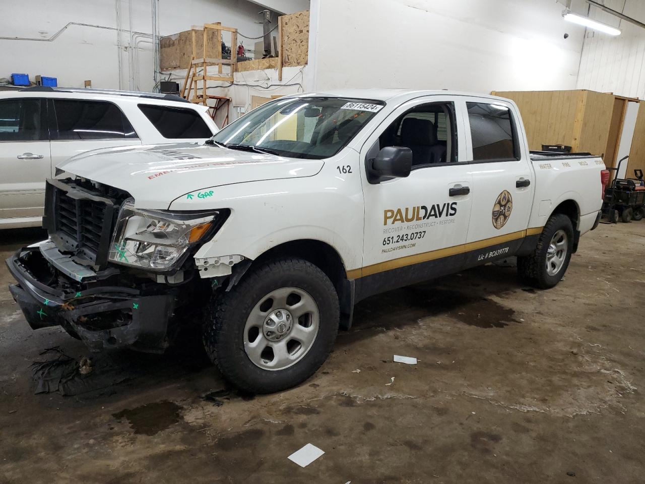 2022 NISSAN TITAN S VIN:1N6AA1EC5NN107160