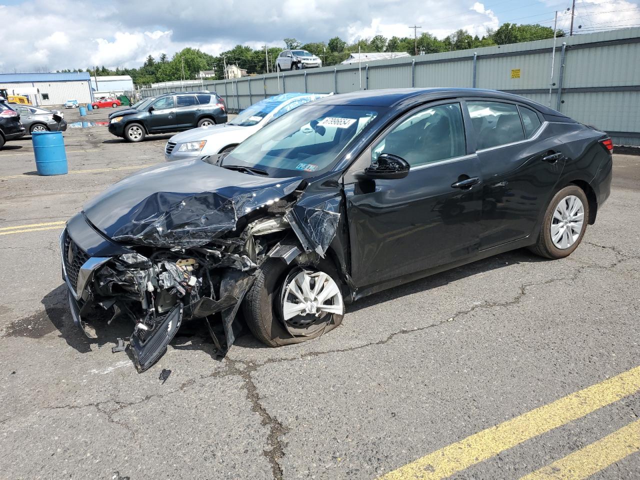 2022 NISSAN SENTRA S VIN:3N1AB8BV8NY277047