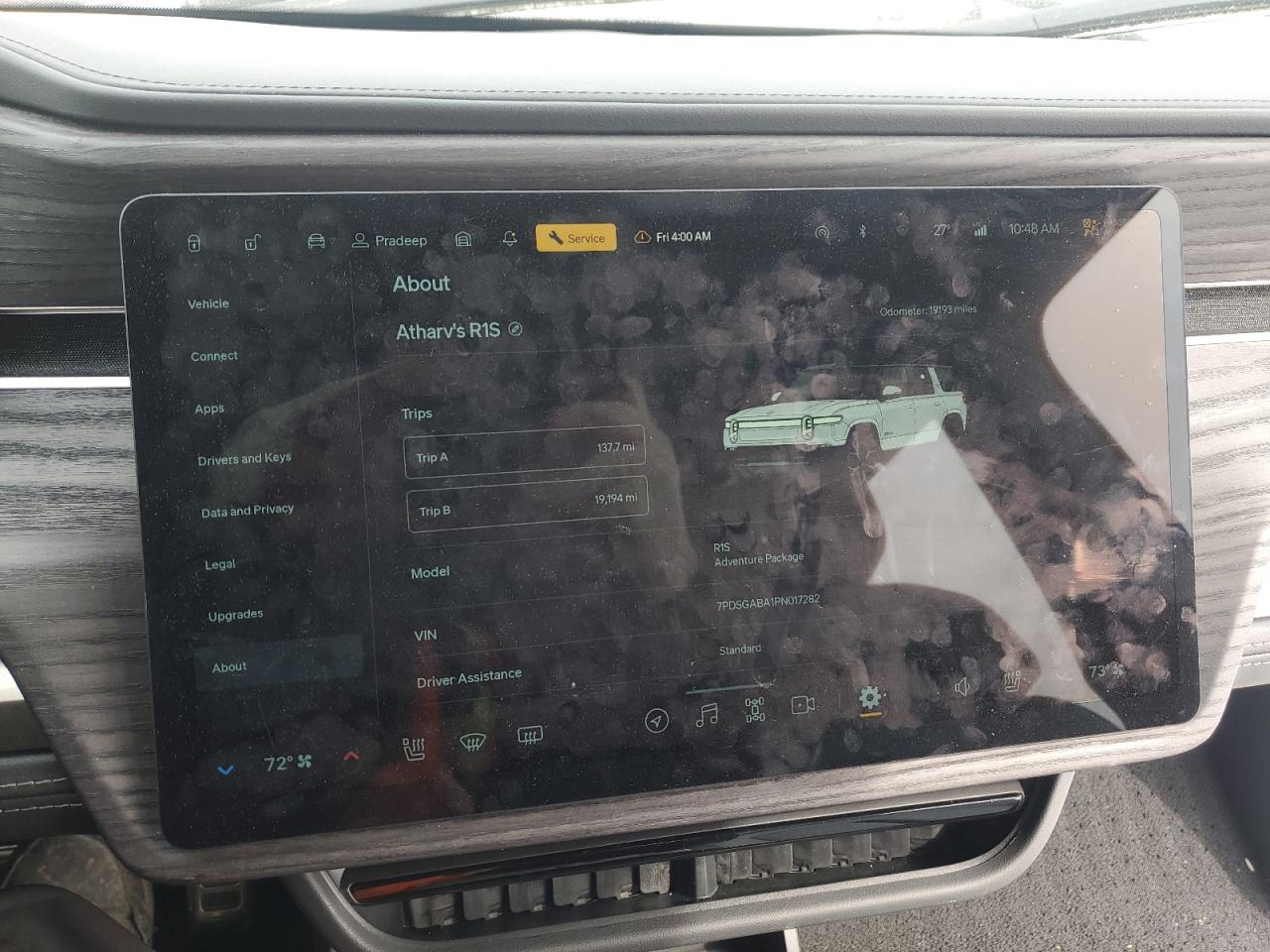 2023 RIVIAN R1S ADVENTURE VIN:7PDSGABA1PN017282