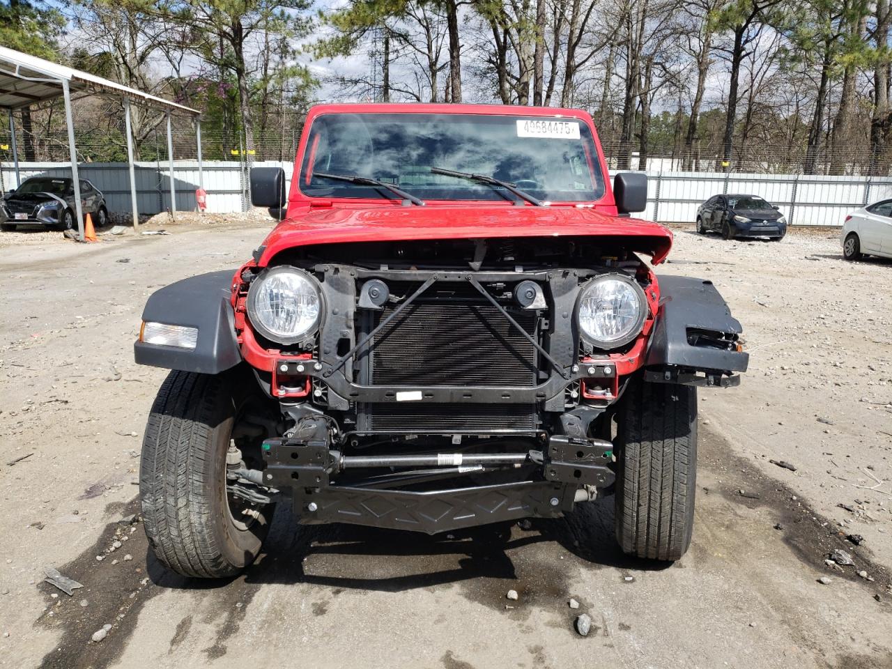 2022 JEEP WRANGLER SPORT VIN:1C4GJXAG3NW163763