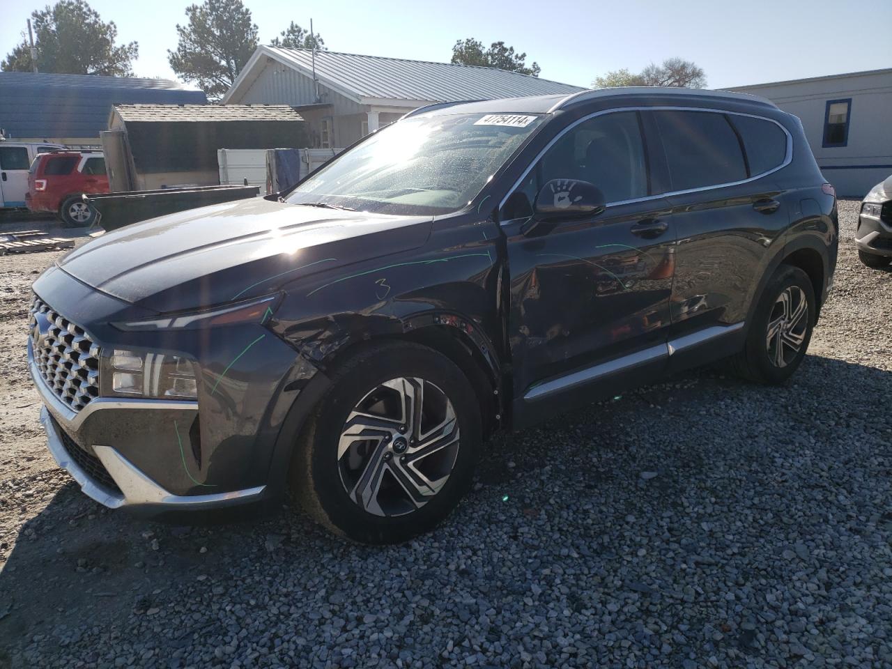 2022 HYUNDAI SANTA FE SEL VIN:5NMS24AJ6NH377392