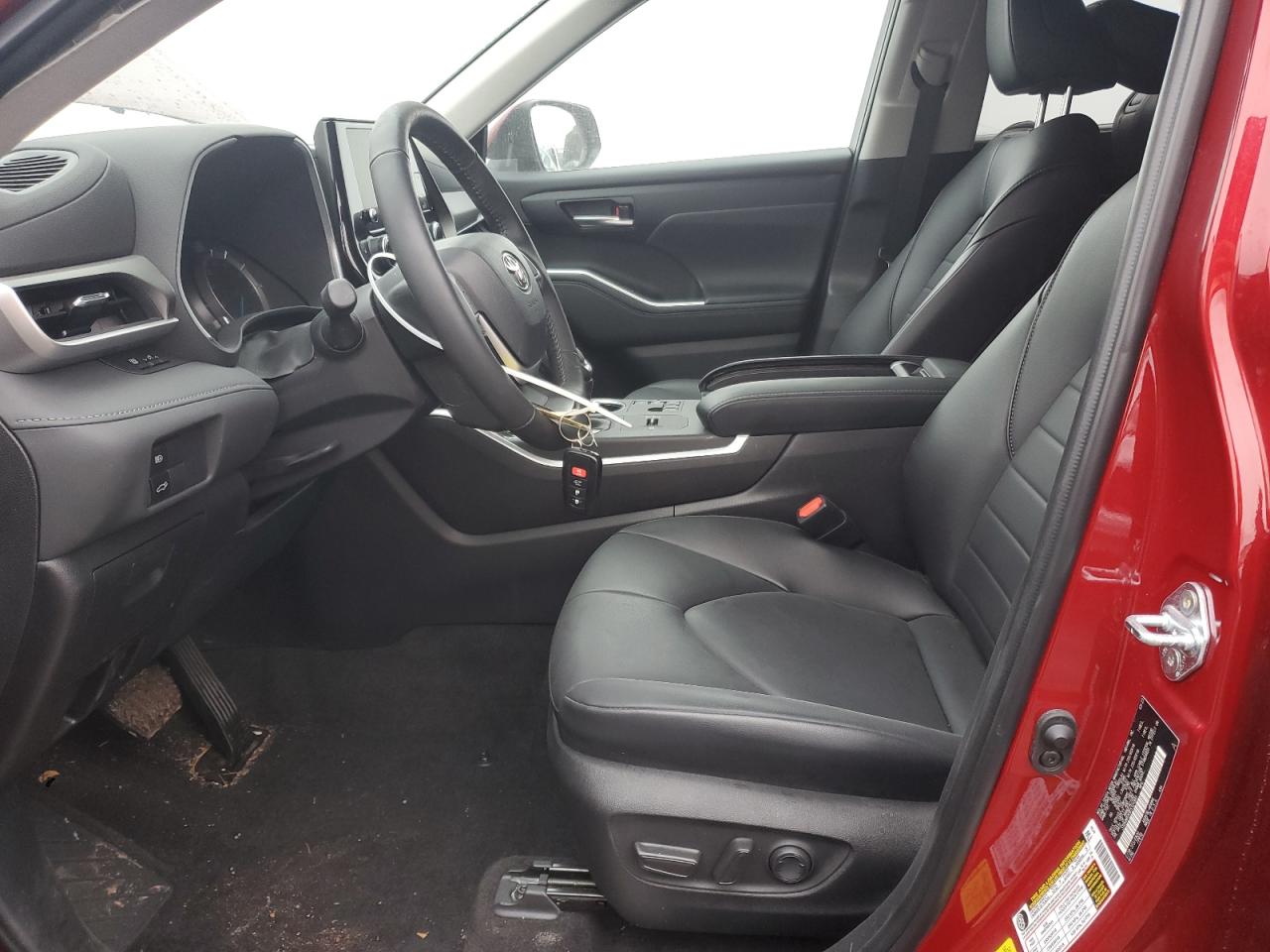 2023 TOYOTA HIGHLANDER HYBRID XLE VIN:5TDKBRCH3PS124991