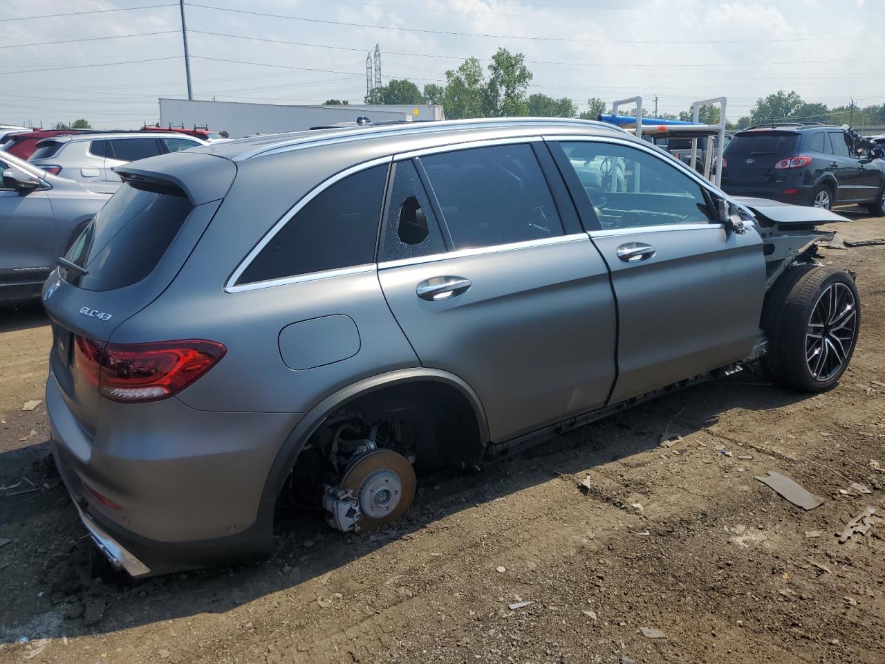 2022 MERCEDES-BENZ GLC 43 4MATIC AMG VIN:W1N0G6EB6NG118781