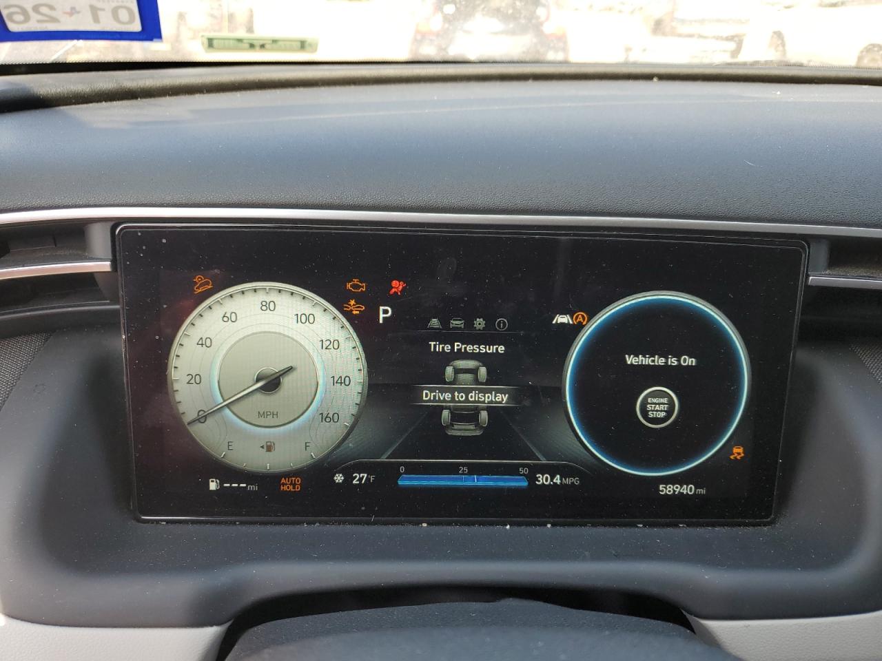 2022 HYUNDAI TUCSON SEL VIN:5NMJC3AE1NH063123