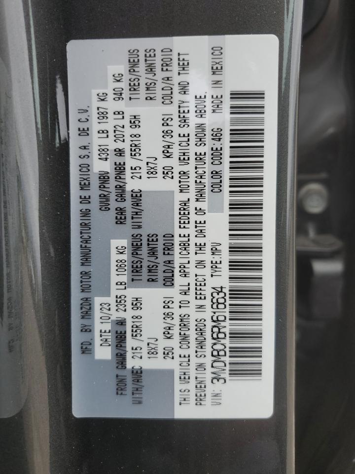 2024 MAZDA CX-30 PREFERRED VIN:3MVDMBCM6RM616634