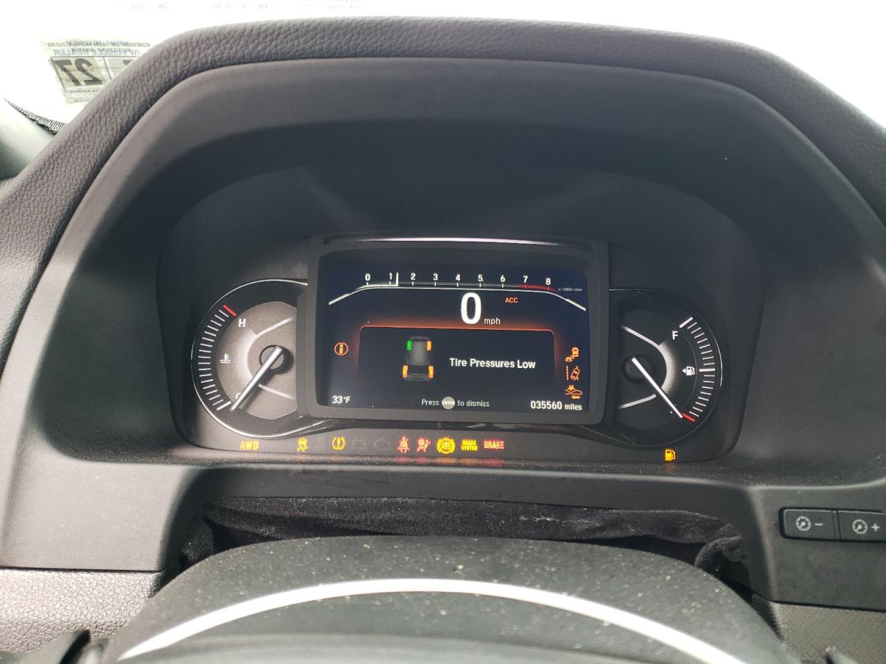 2022 HONDA PASSPORT TRAIL SPORT VIN:5FNYF8H67NB017914
