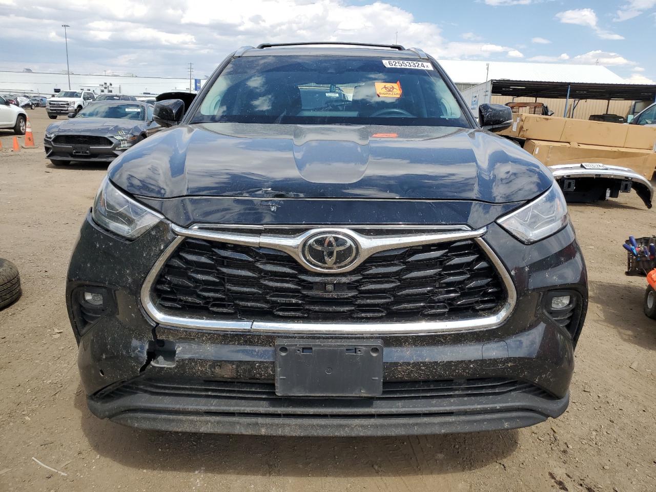 2022 TOYOTA HIGHLANDER LIMITED VIN:5TDDZRBHXNS211287