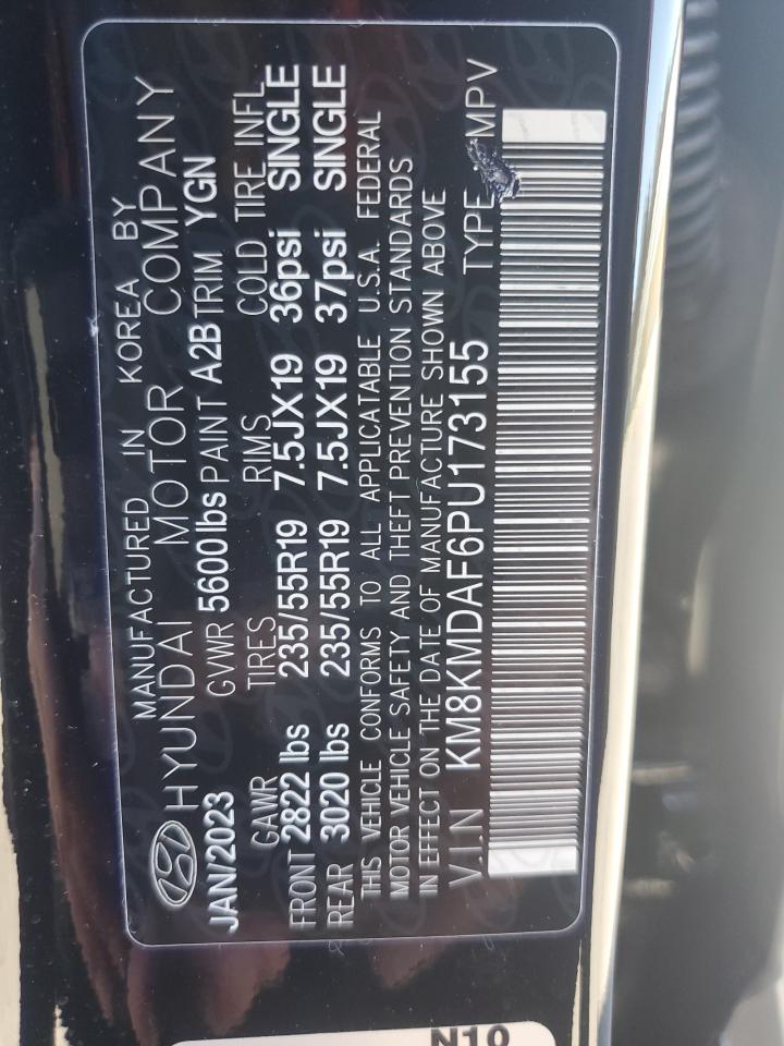 2023 HYUNDAI IONIQ 5 SE VIN:KM8KMDAF6PU173155