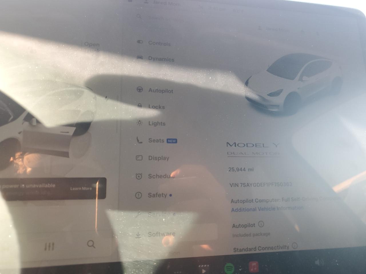2023 TESLA MODEL Y  VIN:7SAYGDEF1PF750363