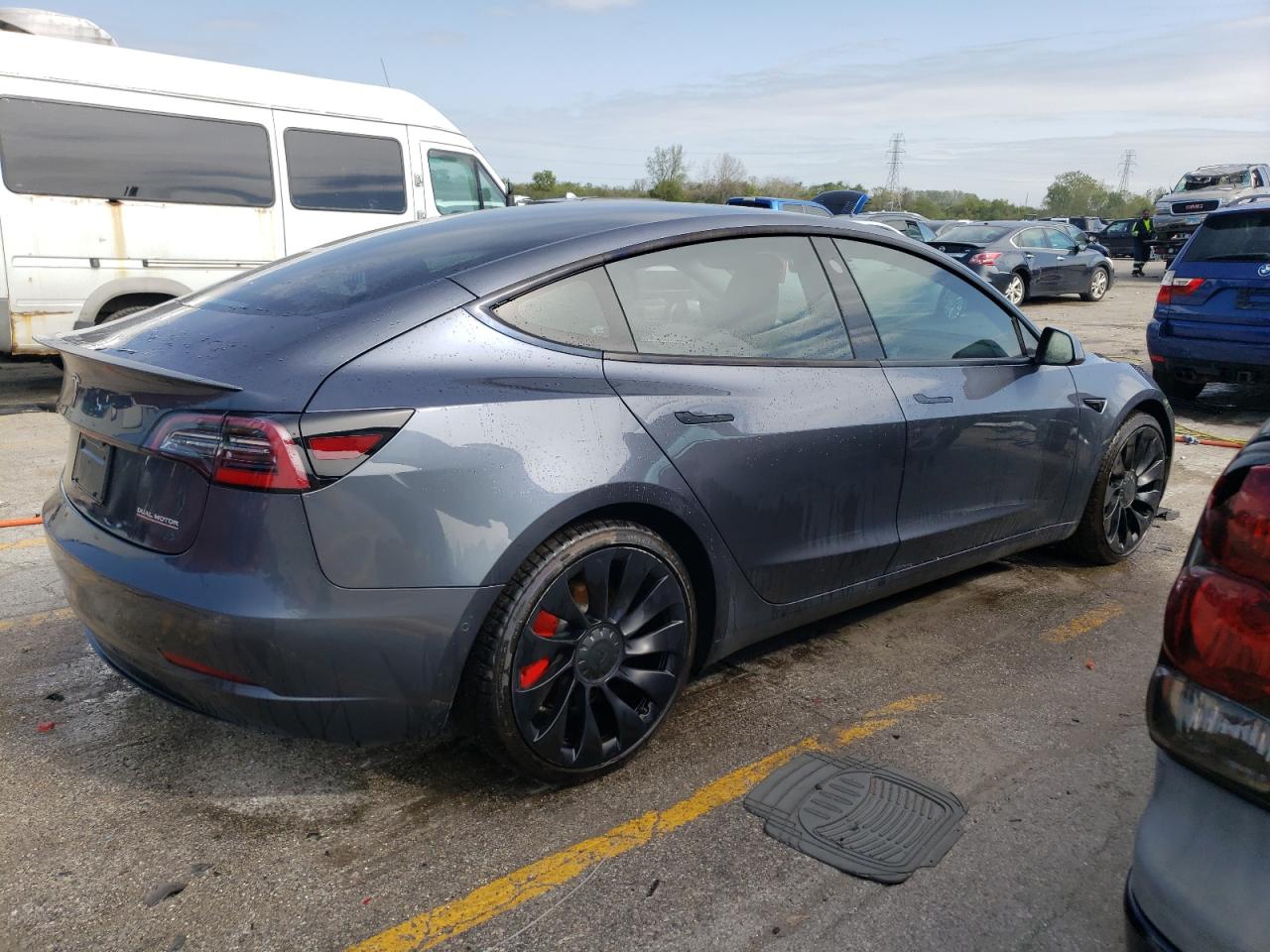 2022 TESLA MODEL 3  VIN:5YJ3E1EC7NF269001
