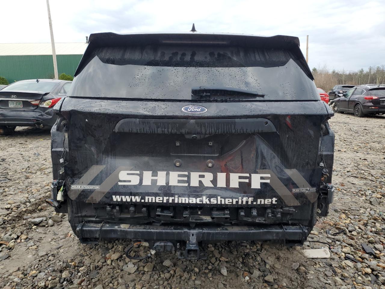 2022 FORD EXPLORER POLICE INTERCEPTOR VIN:1FM5K8AB4NGB76218