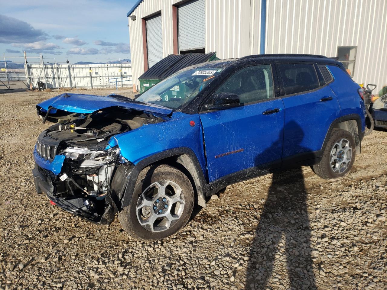 2022 JEEP COMPASS TRAILHAWK VIN:3C4NJDDB4NT234268