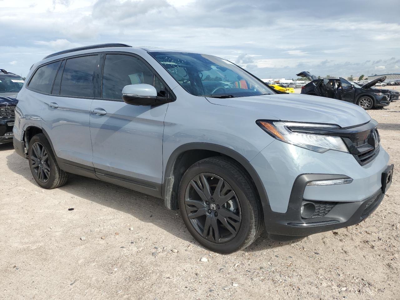 2022 HONDA PILOT BLACK VIN:5FNYF6H79NB086830