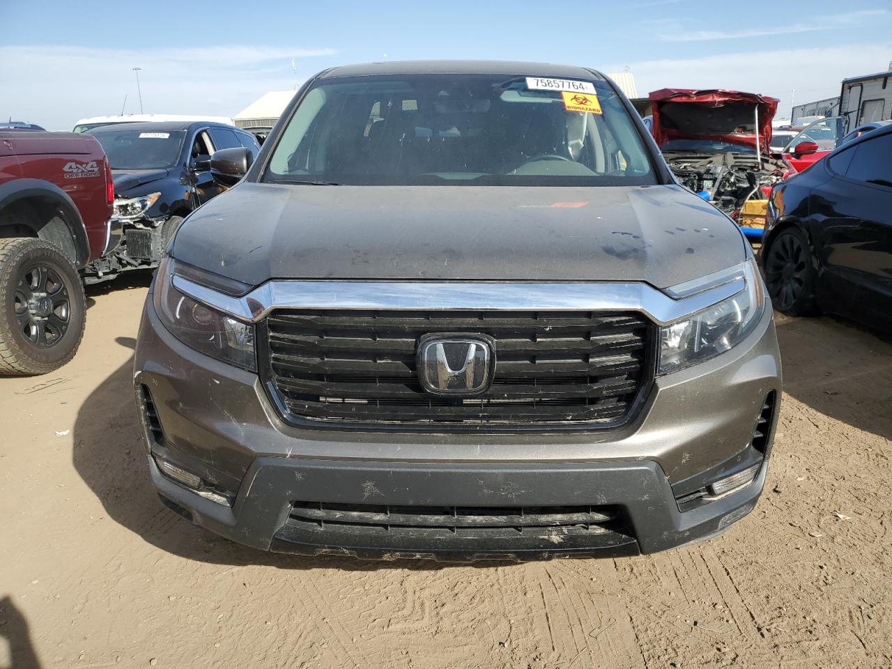 2022 HONDA RIDGELINE RTL VIN:5FPYK3F74NB029701