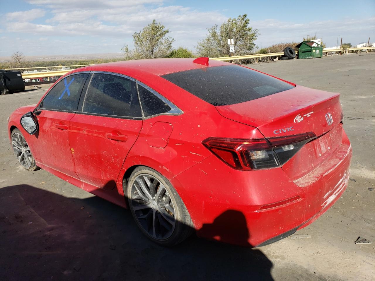 2023 HONDA CIVIC TOURING VIN:2HGFE1F96PH307302